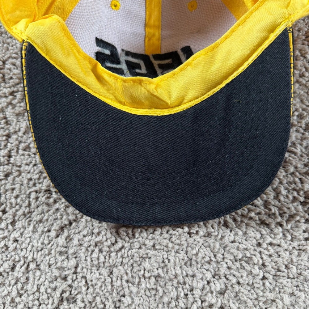 JEGS High Performance Mens Baseball Cap Yellow Black Racing Hat SnapBack logo - Picture 8 of 8